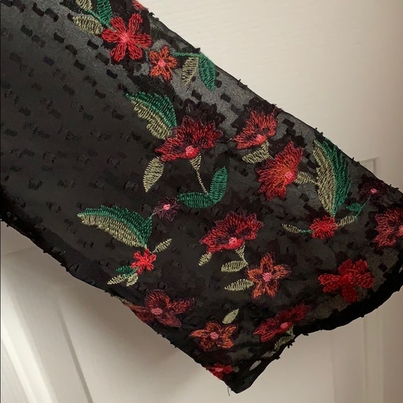 Floral Mesh Blouse - Picture 5 of 6